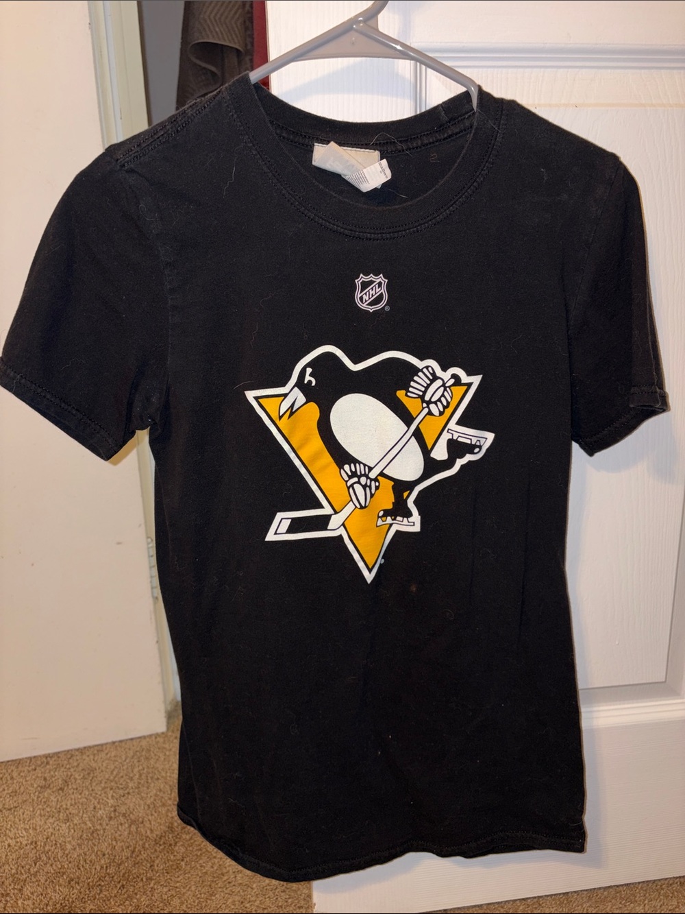 Fanatics Black and Yellow Pittsburgh Penguins Rust Tee
